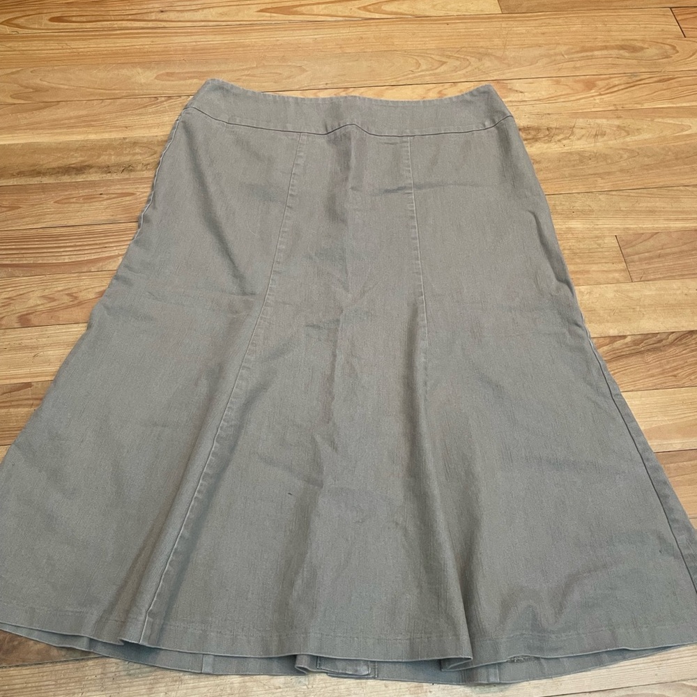NYC Gray Midi Skirt